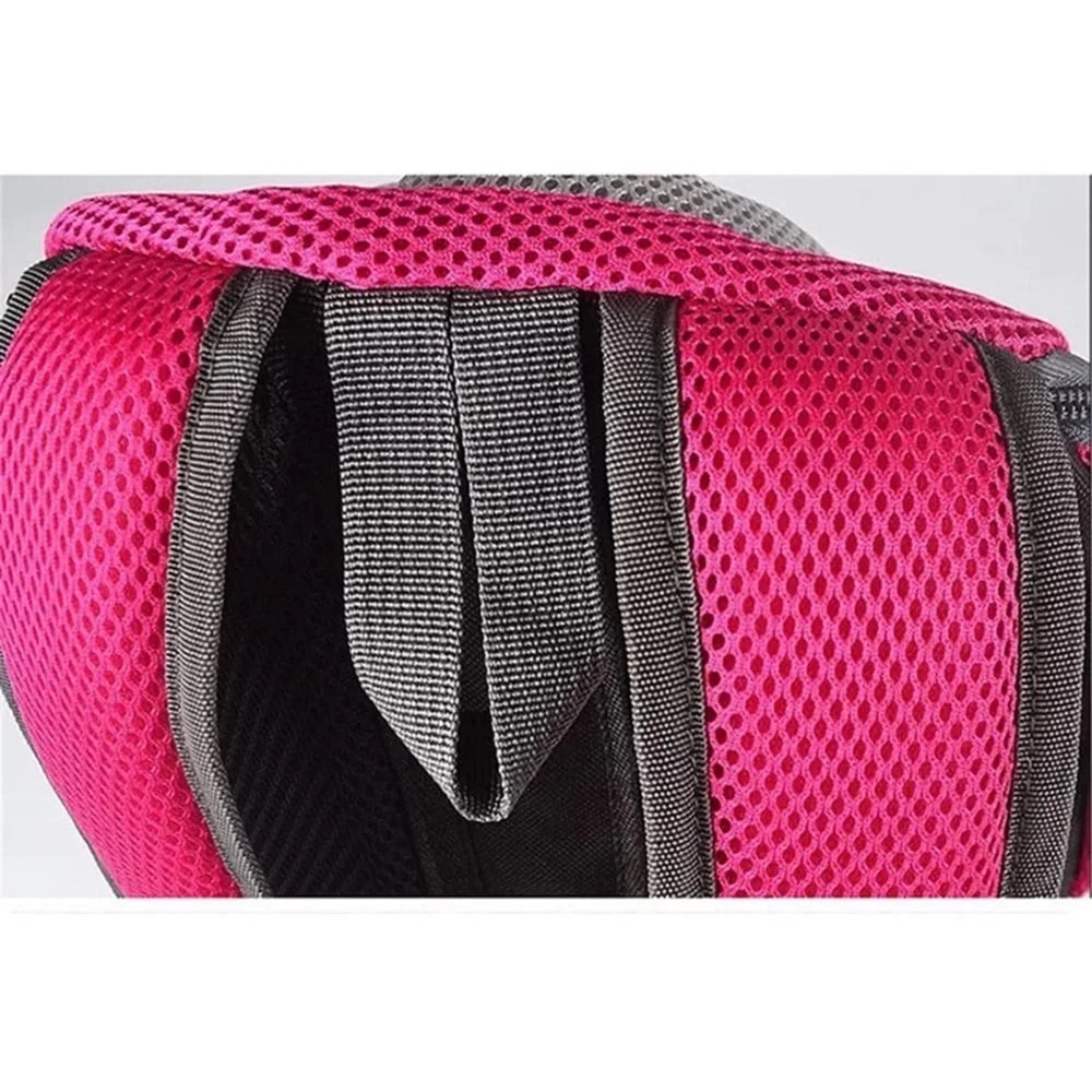 Small Dog Front Or Backpack Carrier~Pink~Breathable Nylon~Adjustable Straps